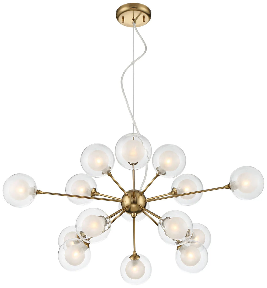 for Room Fixture Euro Antique Dining Shade Spheres Chandelier Kitchen Wide Sputnik Mid Possini Brass 15-Light 30" Island Design Century Modern Glass