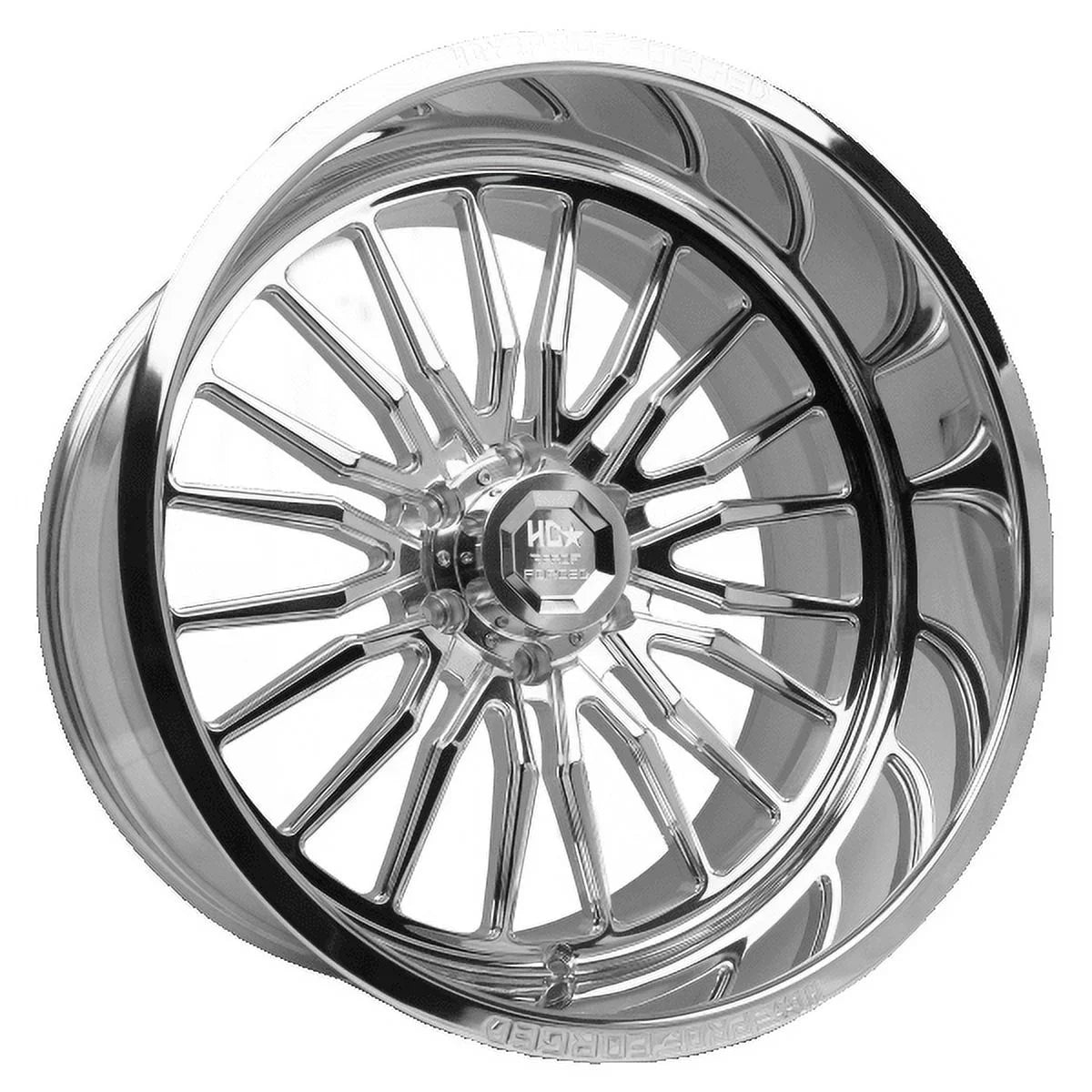 Polished LHD High 8X165 Wheel CHNOOK HD -76ET FORGED 26X14 106.1CB PRO LUXXX 5