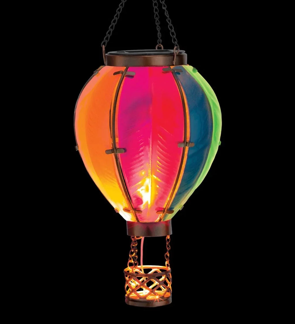 LED Balloon H Air Light Regal Lantern, Hot Lighted - Outdoor Solar Art