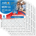 CLEAN 1000, Made Air 16x16x1 Filter & WICKED Comparable USA Electrostatic Pack MPR 6 MERV HVAC 7 AIRX 16x16x1 AIR. to MPR FILTERS Pleated Conditioner Air Filter by Filters Furnace 1200 11 FPR Premium