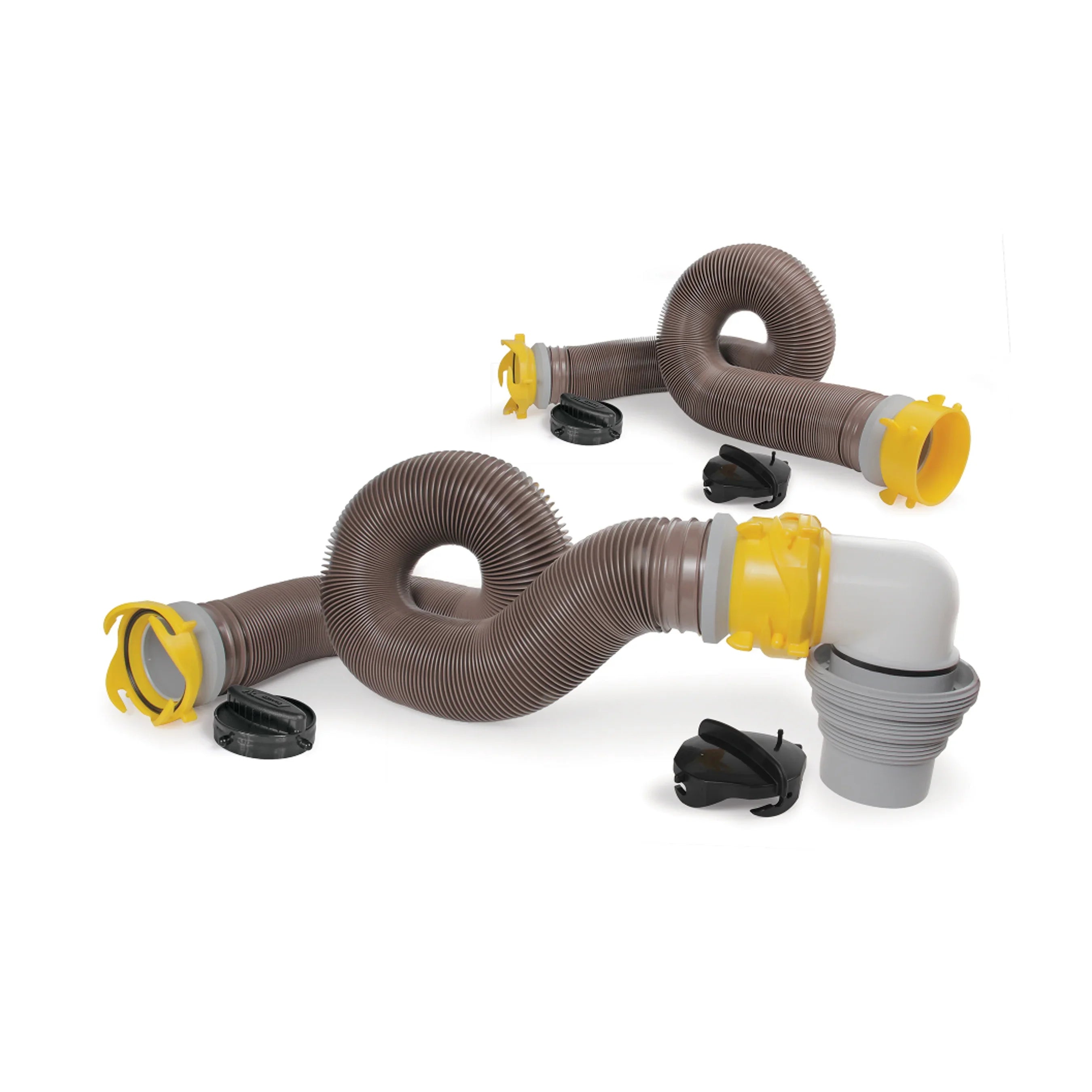 Sewer (39628) Heavy-Duty HTS Multicolor | 360 Kit Vinyl, Hose Camco Camper/RV 20-Foot Revolution
