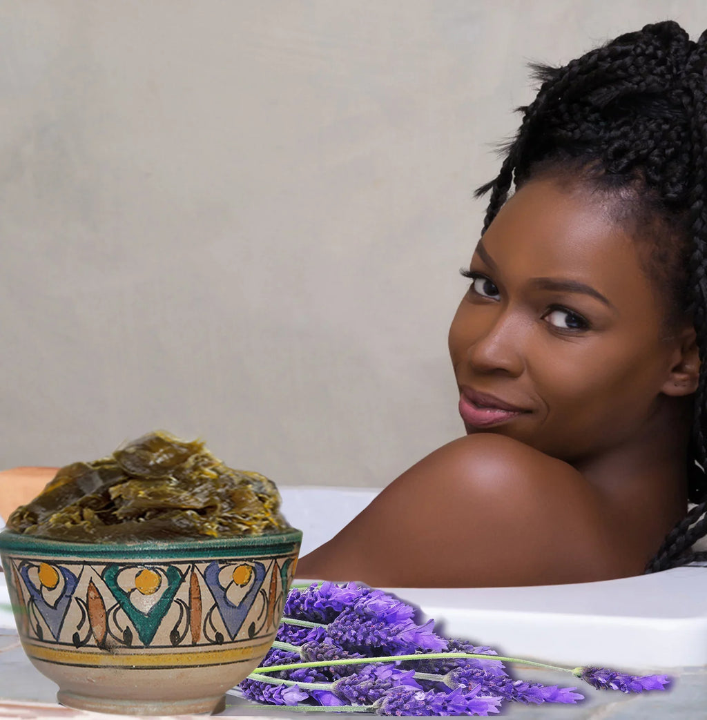 Black oz Beldi Soap - Moroccan -16 Lavender