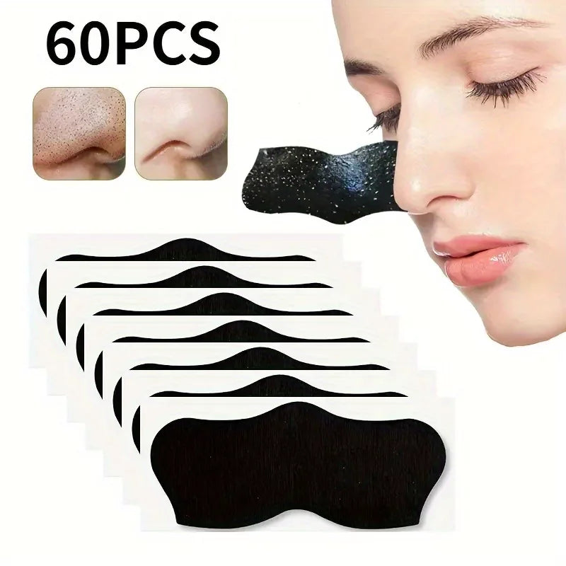 Unblocking Natural Nose Cleansing Pores, By For Three To 100pc Remove Instantly Using Skin Patch Patch, Oil To Oily Deep Pore Reduce A Times Charcoal Blackheads,