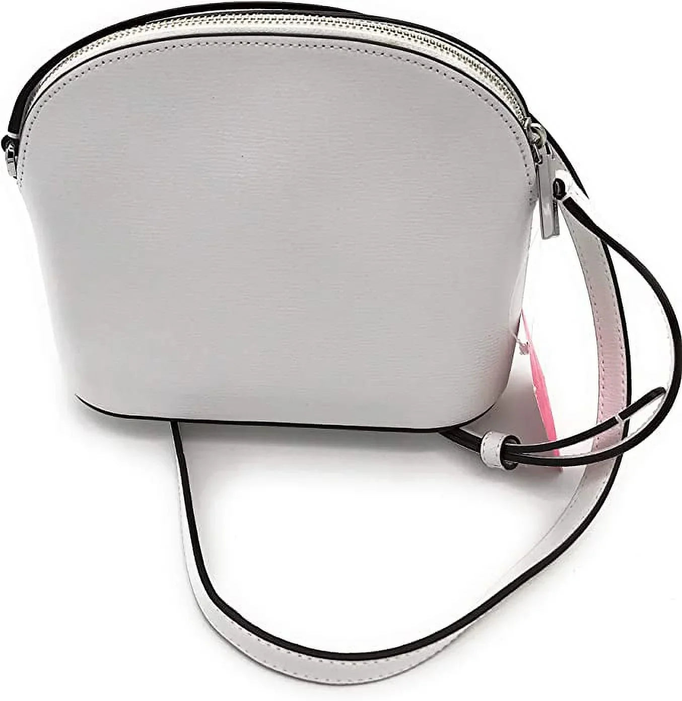 optic white Kate MEDIUM DOME sylvia perforated Spade CROSSBODY