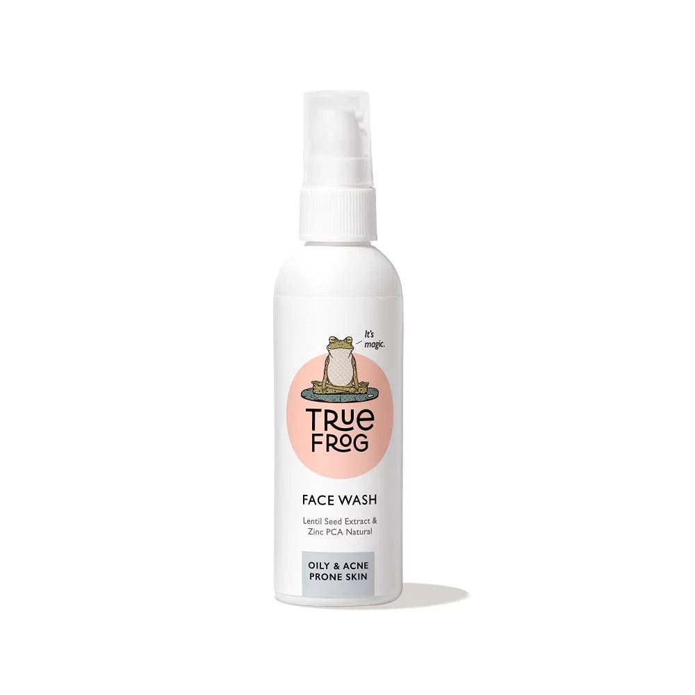 and Natural Seed Lentil Pimples Zinc TRue for with Smoothens Face PCA Brightens, Softens, Acne for Chamomile, (100 - and Oil Excess Oily Skin FRoG Wash Extract, Controls Skin, ml)