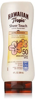 SPF Touch Lotion Sheer Oz 3 Sunscreen, 8 each Hawaiian Pack 50, Tropic