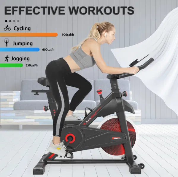 Gym Comfortable Cycling Exercise with Stationary, Home Fitness Workout Bike Bike
