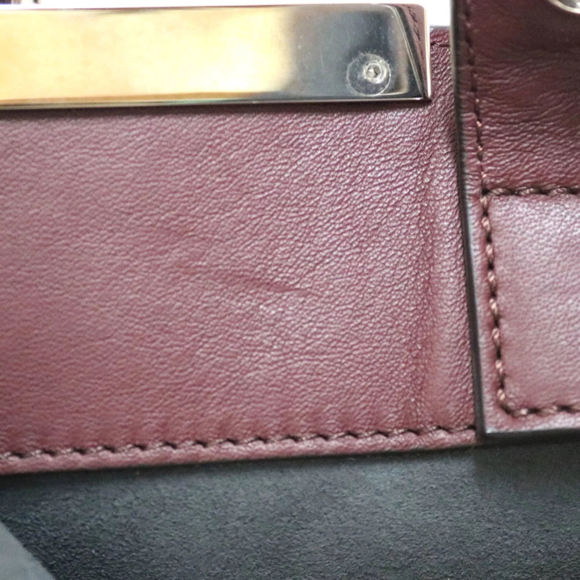 Leather FENDI Shoulder Pink Pre-Owned Bag Women's Fendi (Fair)
