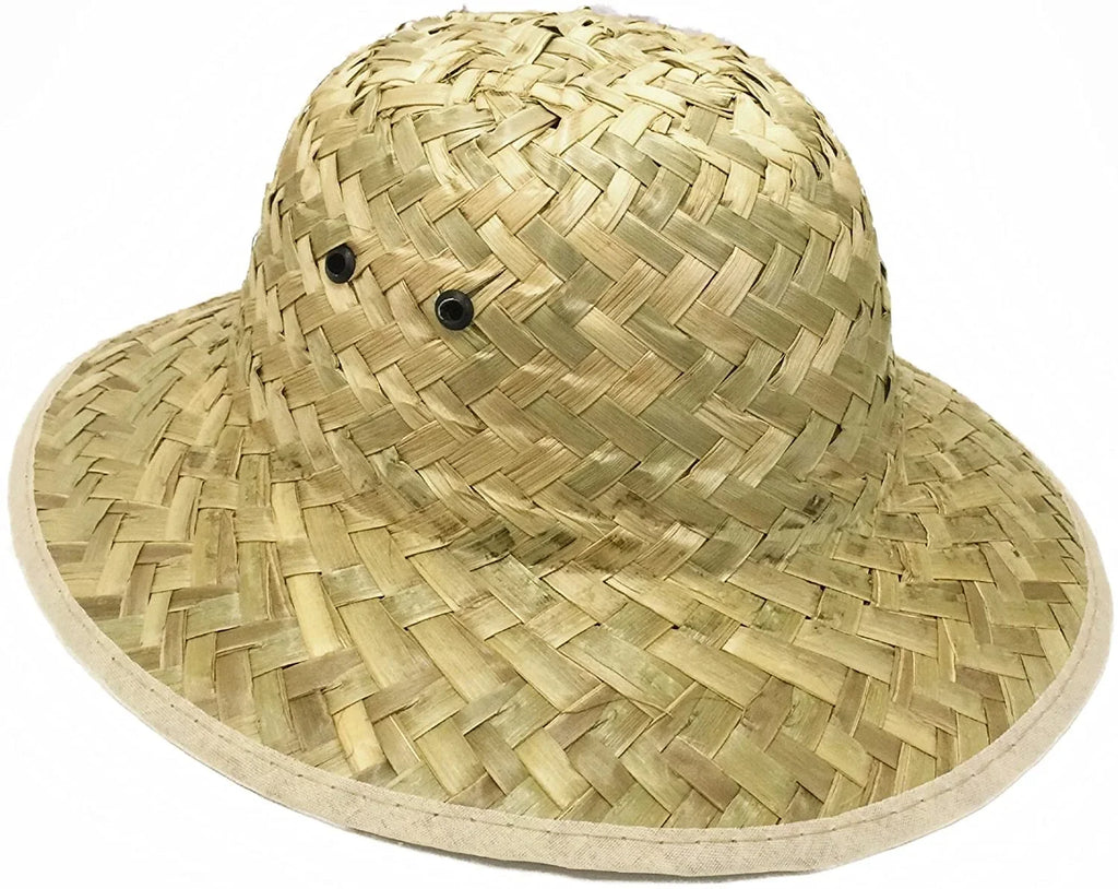 set GiftExpress 2 of 1 Pith Woven Adult Safari Hat