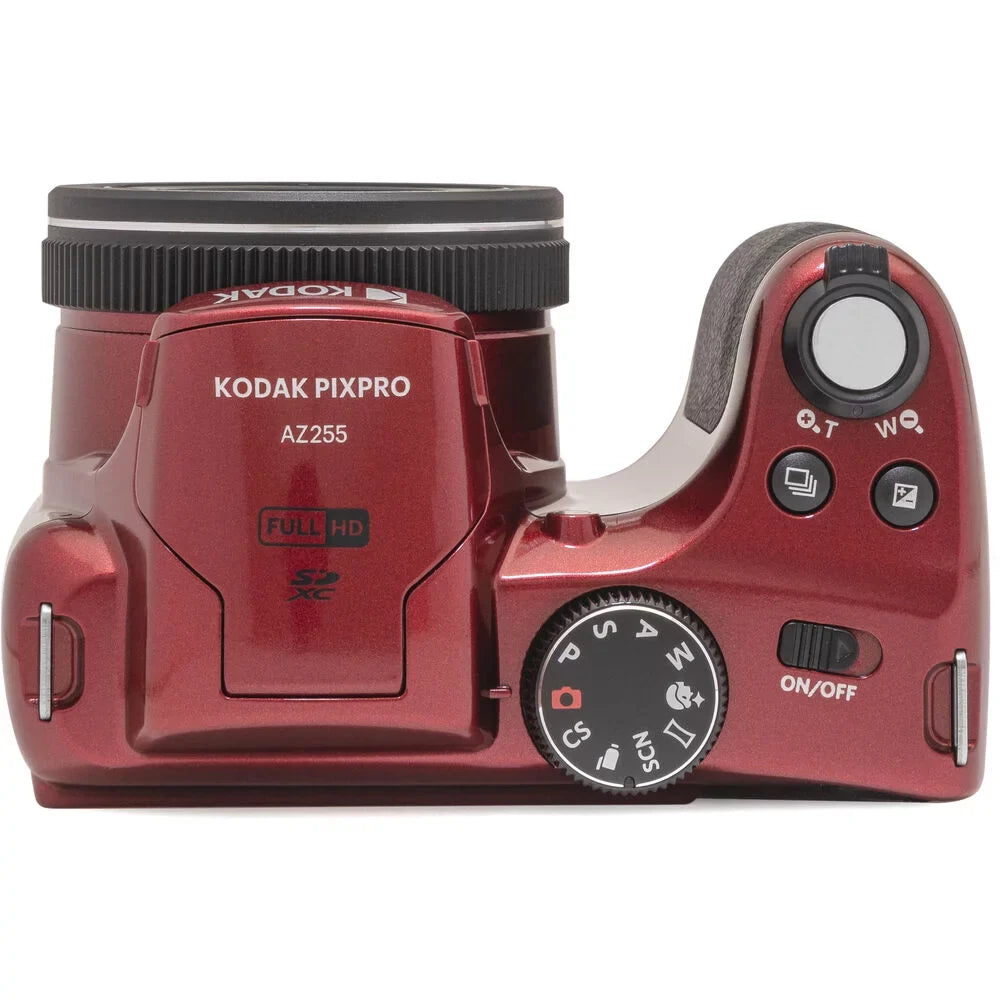 '+ Digital +Tripod Extra PIXPRO AZ255 Camera Case (Red) + Kit Battery -32GB Kodak