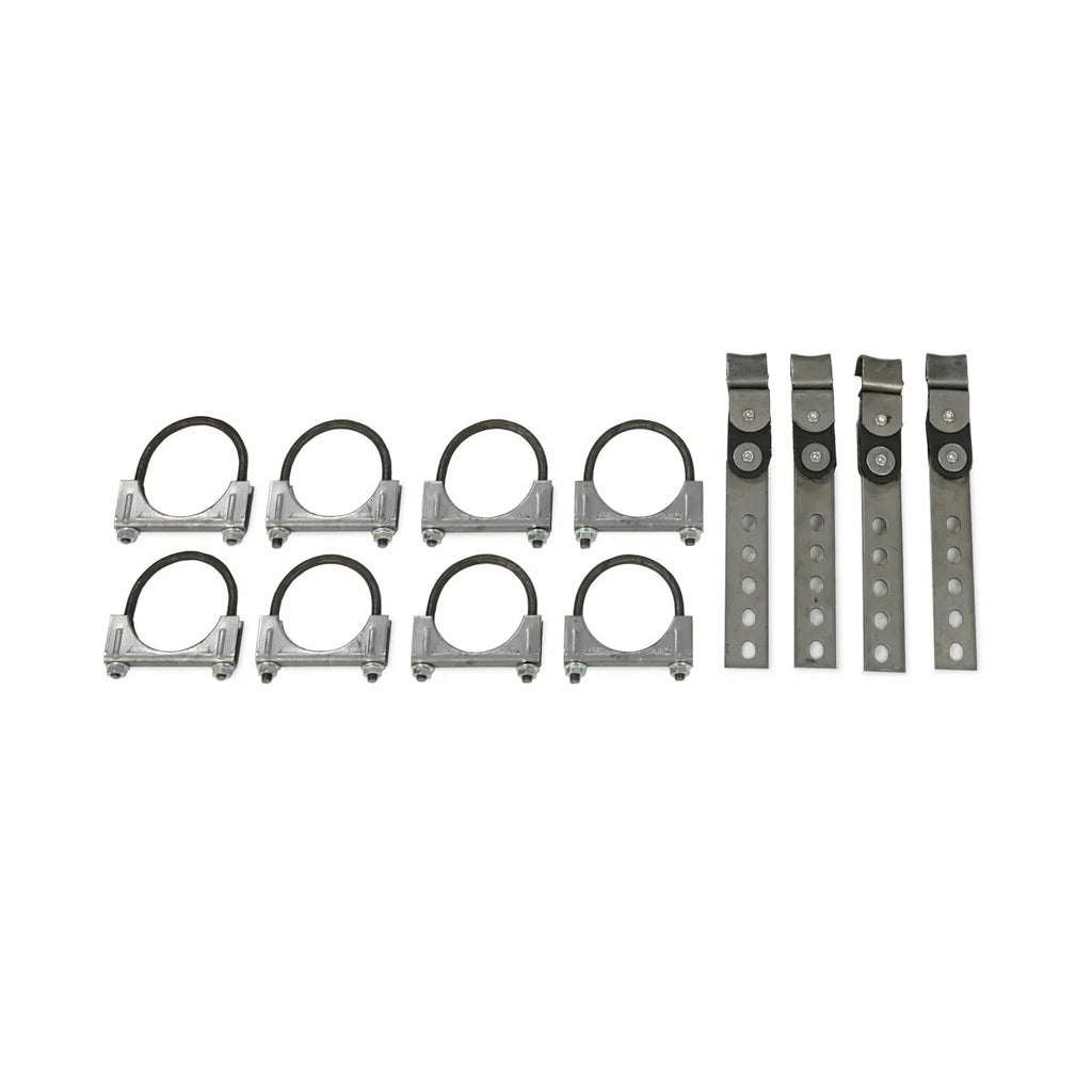 Flowmaster Kit Fits 40 F-Series 2.5" Dual 67-72 Exit Exhaust Corner Series Ford