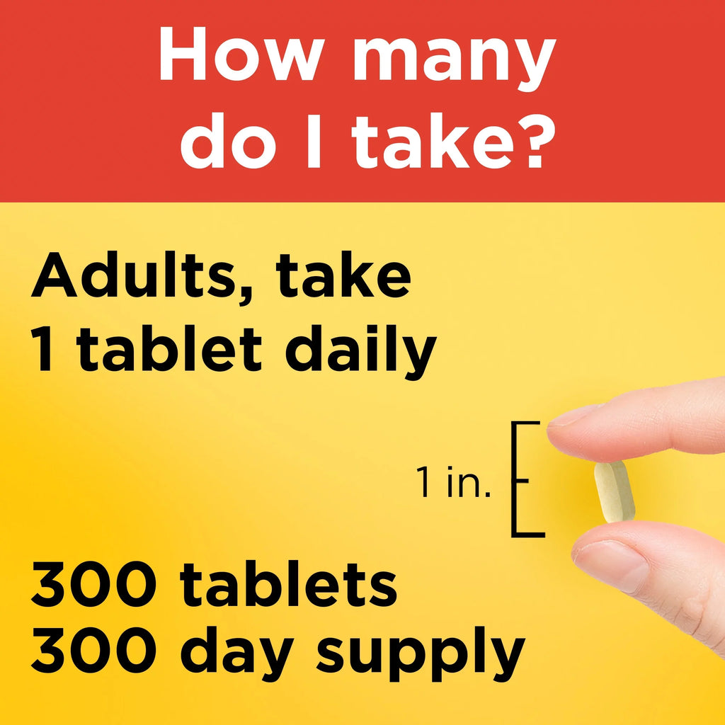 Tablets, 300 C Count Extra Strength 1000 Dietary Nature Made mg Supplement, Vitamin