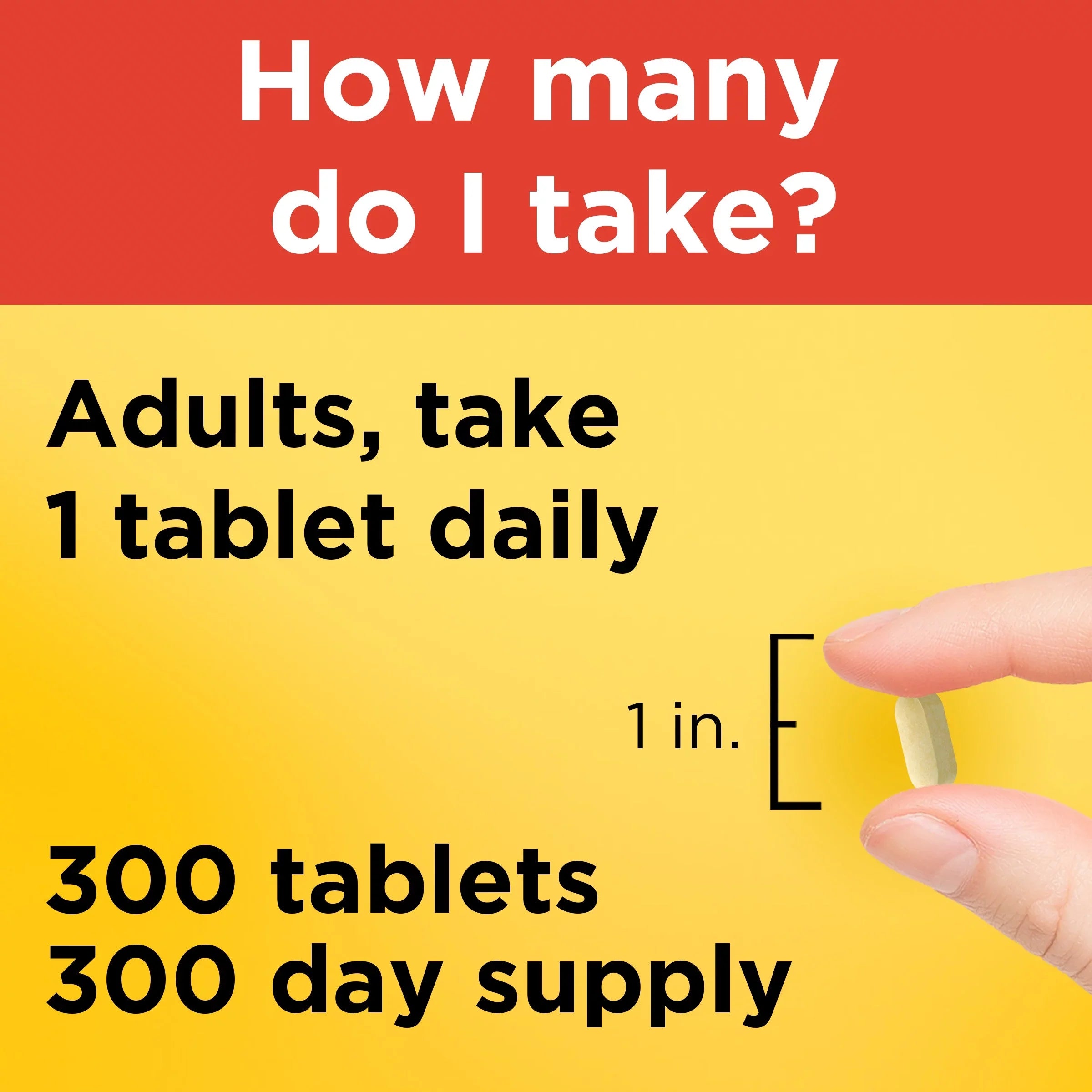 Tablets, 300 C Count Extra Strength 1000 Dietary Nature Made mg Supplement, Vitamin