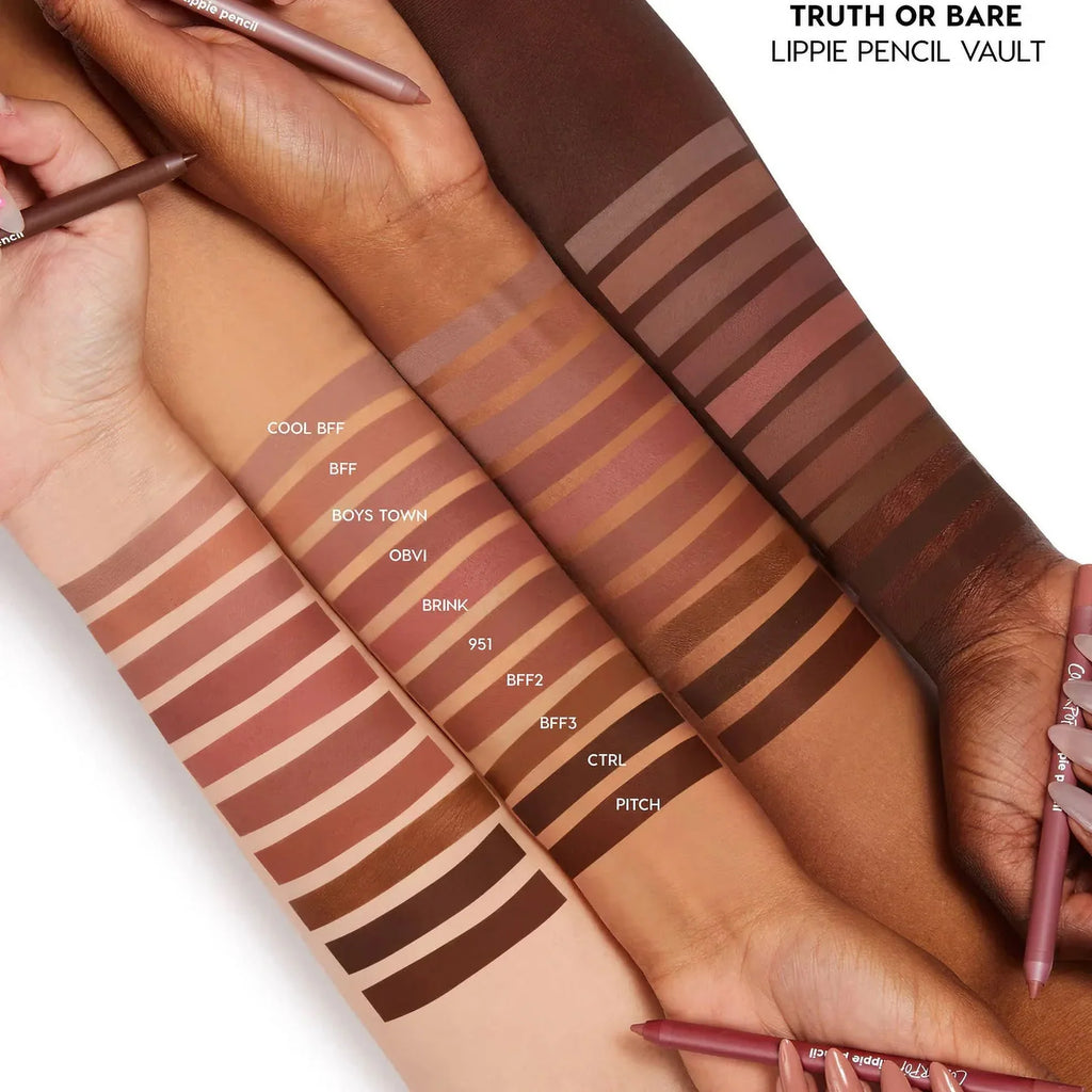 or truth bare pencil lippie vault Colourpop