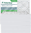 12x18x4 AC Filterbuy (6-Pack) Pleated HVAC Furnace MERV 13 Air Filters