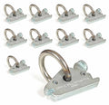 Duty Cargo Truck, Cargo Ring Attachments, Fitting Pickup Tie-Down Trailer, in ETrack Steel Tie to w/ Loads O-Rings, System Down E-Track TieDown DC Anchors Mall Van, Track Spring 10-Pack O E Heavy