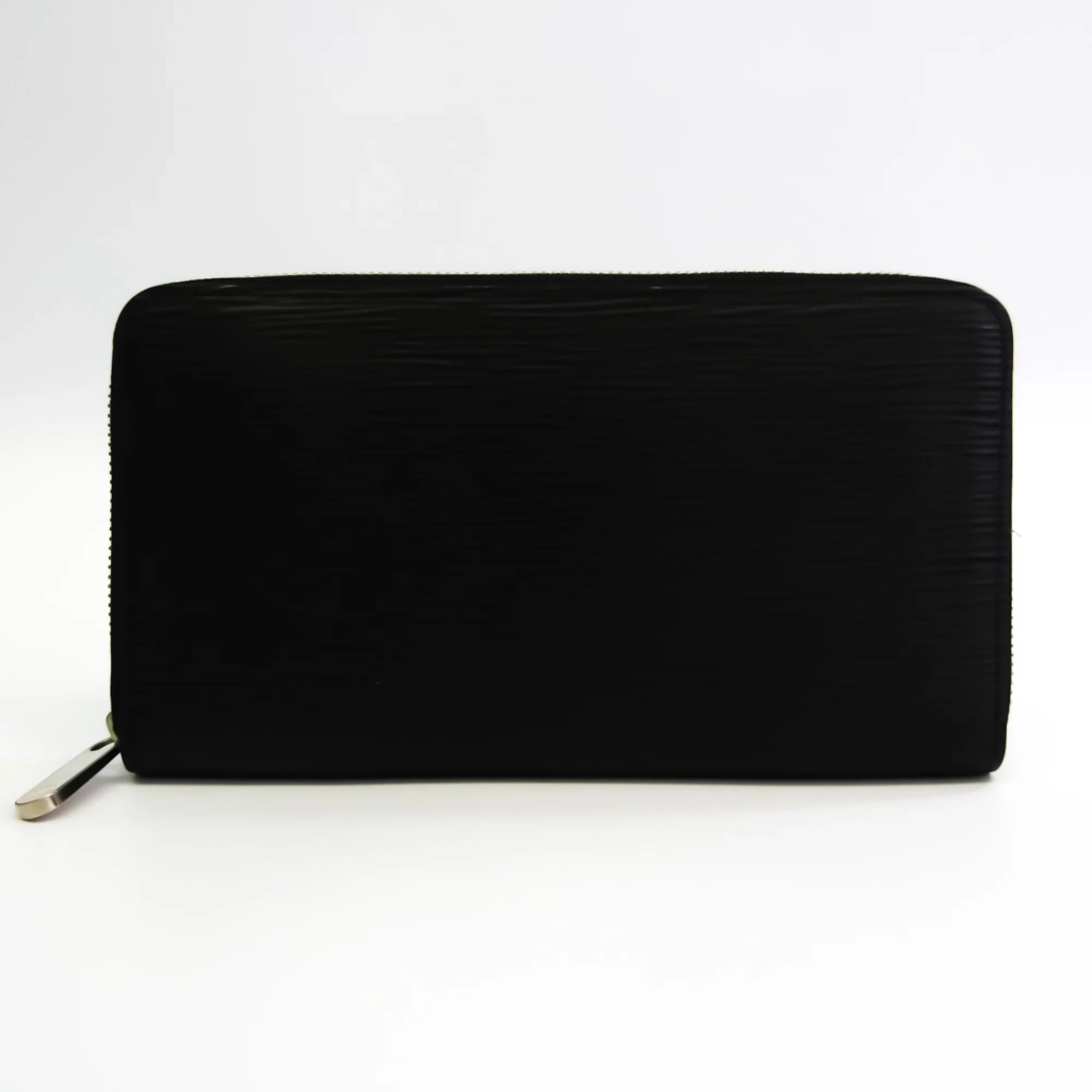 M60632 (Good) Long Men's Noir Wallet (bi-fold) Epi Organizer Pre-Owned Louis Leather Vuitton Epi Zippy
