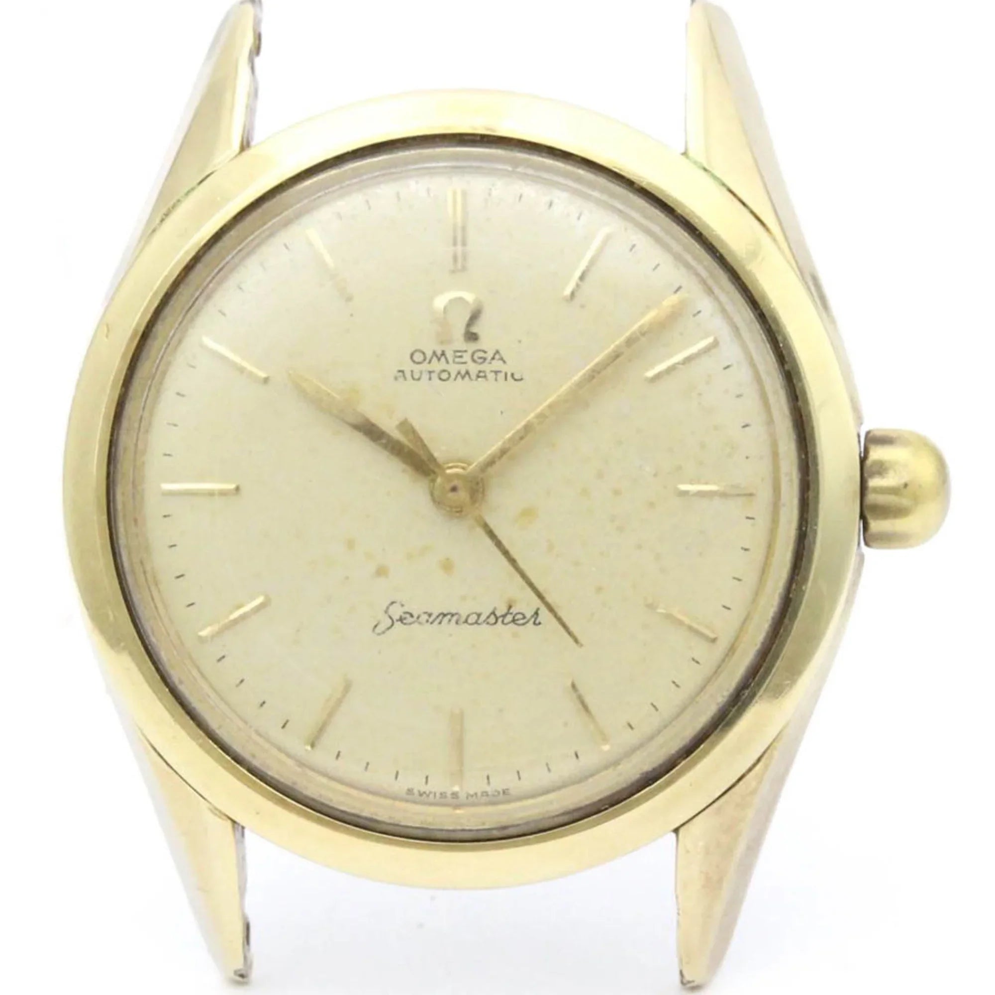 Seamaster Only Cal 471 Mens 2802 OMEGA Plated (Fair) Pre-Owned Automatic BF559125 Gold Watch Head