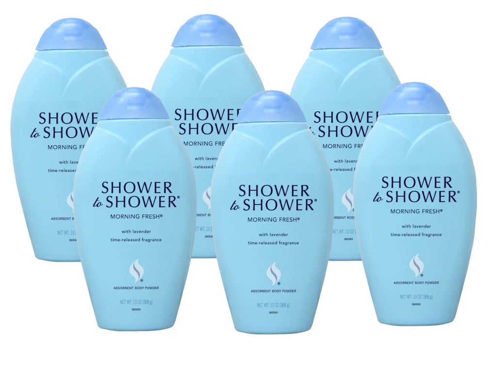 SHOWER TO Powder 13 oz Fresh of SHOWER (Pack Morning Body 6)