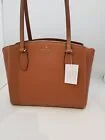 Monet NWT Large WKRU6948 Spade 3-Compartment Brown $399 Tote Kate Leather