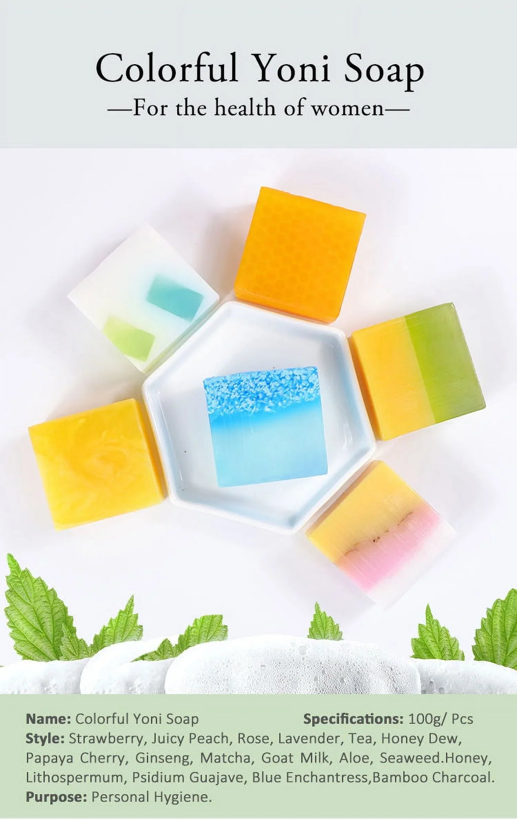 '-10Pcs Bulk Soap - Cherry Natural Papaya -
