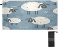 Bath Yoga Towel Microfiber Thin Pool Shower Swim Free 31”X71” Towel Cute Black Beach Towel Face Sand Blanket, Towel, Sheep Bestwell Oversized Quick Dry Multipurpose Lightweight