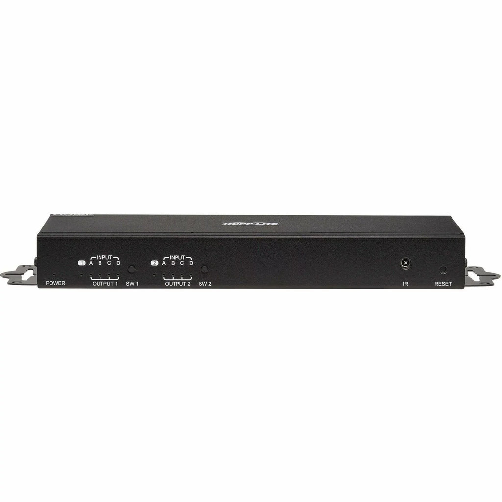 Switch/Splitter Matrix Remote 4K 4x2 Tripp - - 60 x ... - Display, 3840 1080p2 Computer, Lite - and TAA Support, HDR, with Hz, 2 4:4:4, 4K Signage, Control x Blu-ray Multi-Resolution 2160 HDMI Digital