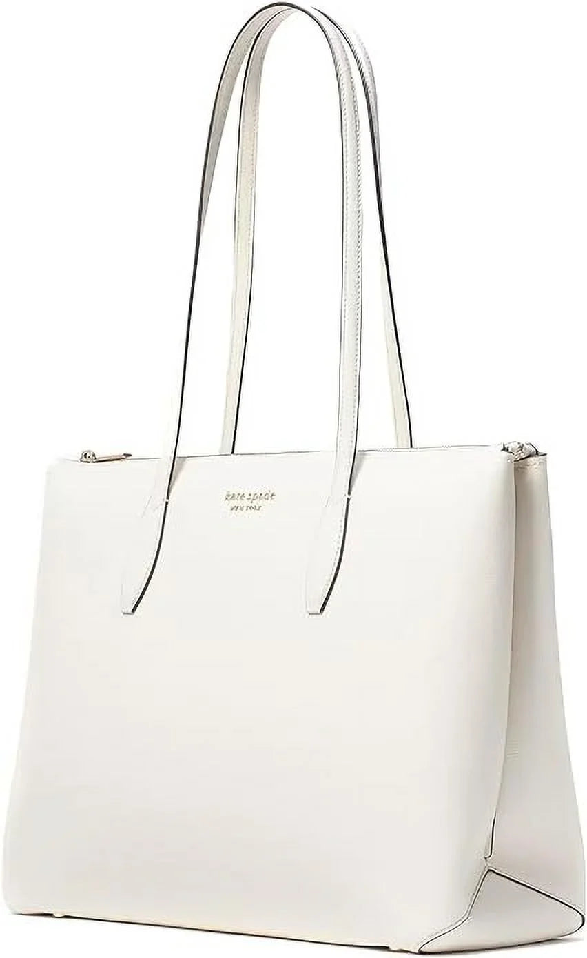 New One Zip York Large Spade Parchment Top All Kate Size Tote Day