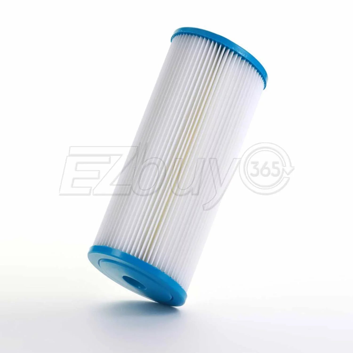Life Pleated Filter Surface Washable 5 Filter 8) Blue Sediment Rust, Removes Silt, Housing Area, 10" by (Set & Micron Extended of Reusable Ronaqua Big for Blue Dirt, Sand, Amplified Big