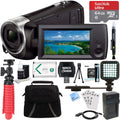 Sony MicroSDXC + HDR-CX405/B Camcorder 60p Ultra UHS-I Full + 64GB Card Pack + HD Bundle Accessory NP-BX1 Battery Memory