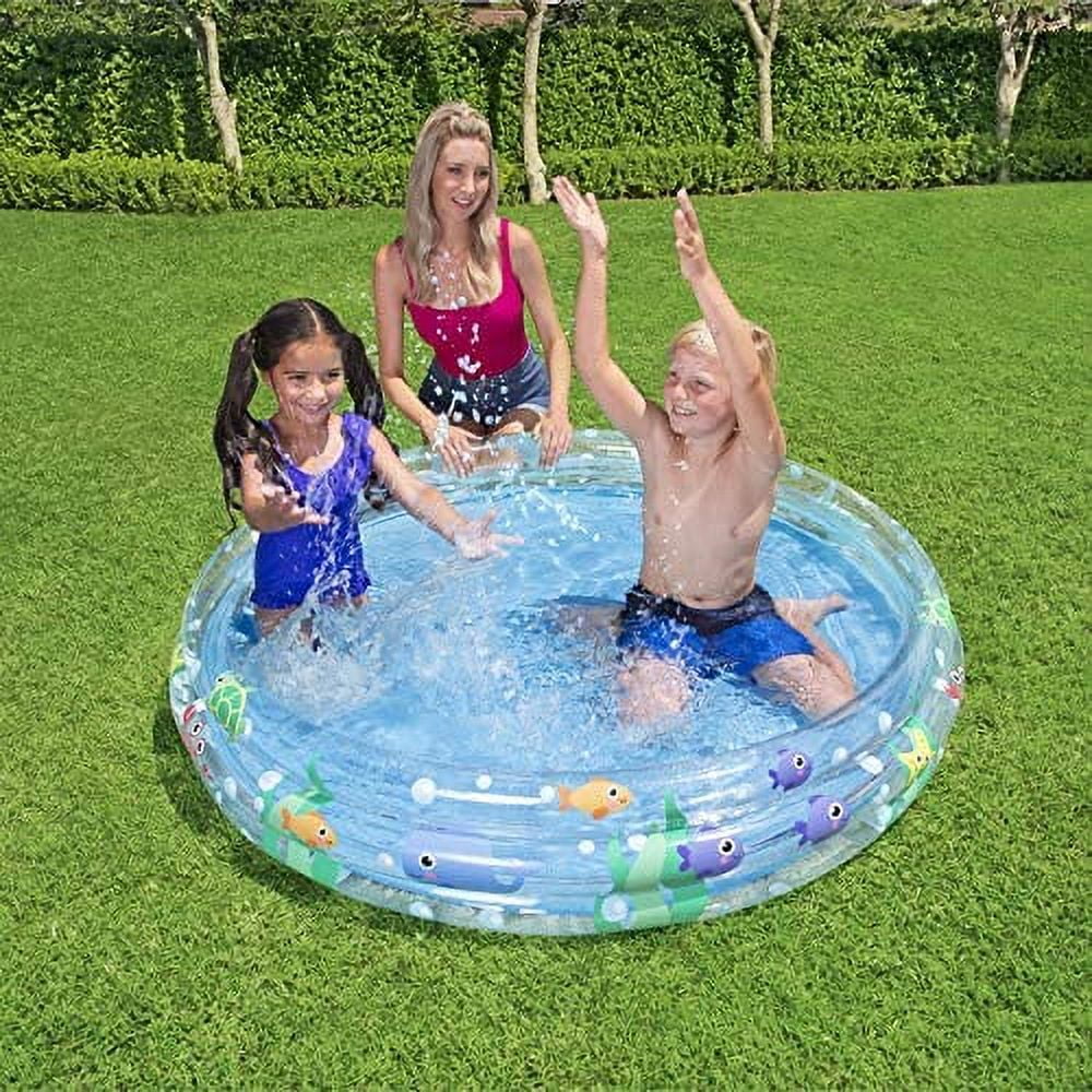 Age Pool 3-Ring for H2ogo! Dive 2+ Children Deep Clear Outdoor