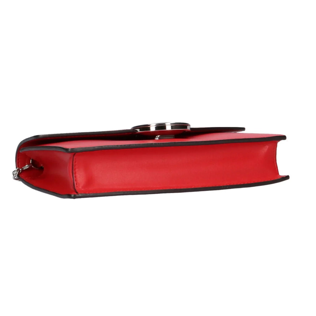 ladies (Good) Fendi red chain Pre-Owned calf bag shoulder
