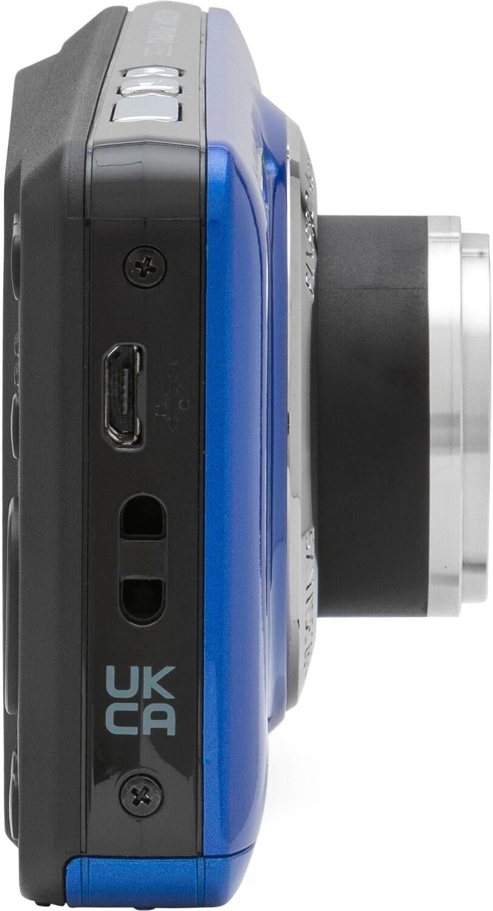 Kodak + Full Blue Wallet Zoom Tripod Camera + Case Memory Bundle PIXPRO HD FZ55 Video Digital Wide Cleaning 1080P + 16MP and + + LCD 64GB 2.7" Angle Camera Optical Reader Card 5X 28mm