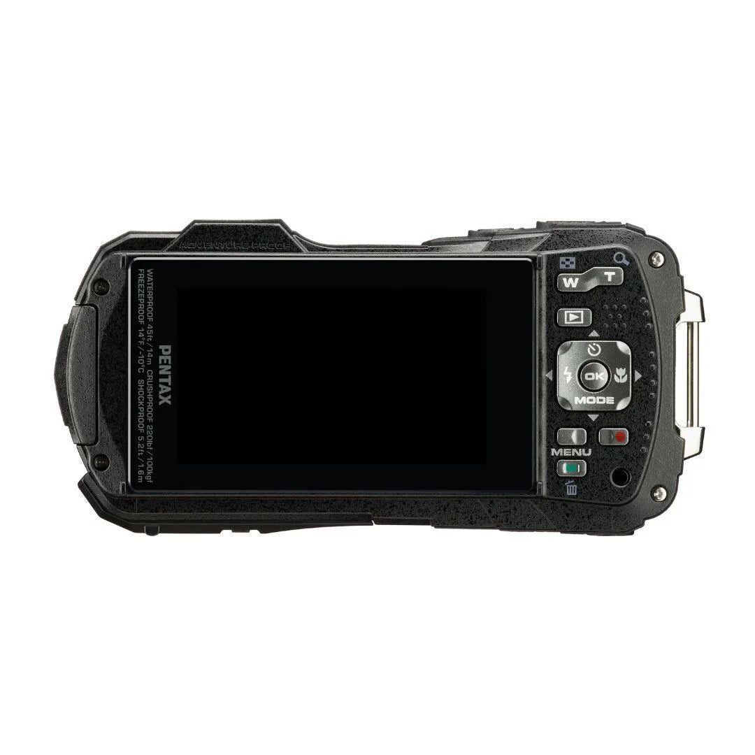 Exceptional Shooting Compact and Tough with Camera Body Image PENTAX (Blue) Underwater Mode Imaging All Quality Weather Adventure Construction, Ricoh WG-90