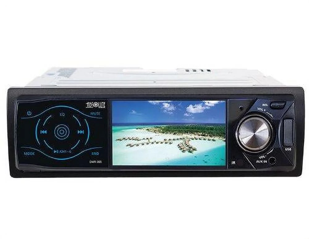 PLAYER ABSOLUTE WITH 3.5-INCH WIDESCREEN DVD/MP3/CD FRONT RECEIVER MULTIMEDIA CARD AUX USB, INPUT AND DMR-395 SD USA PANEL