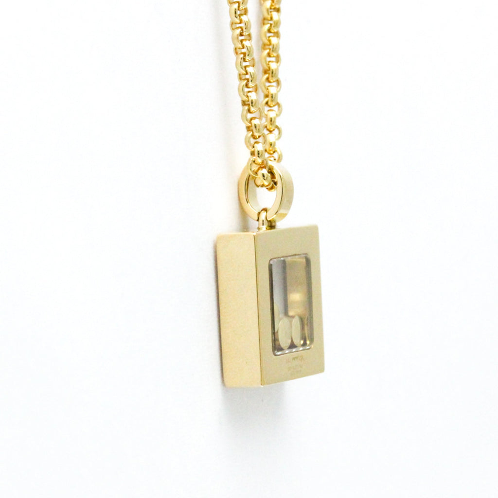 Men,Women Pendant Necklace (Good) Happy (Gold) Fashion (18K) Diamonds Chopard Necklace Pre-Owned Yellow Diamond Square 79/3210 Gold