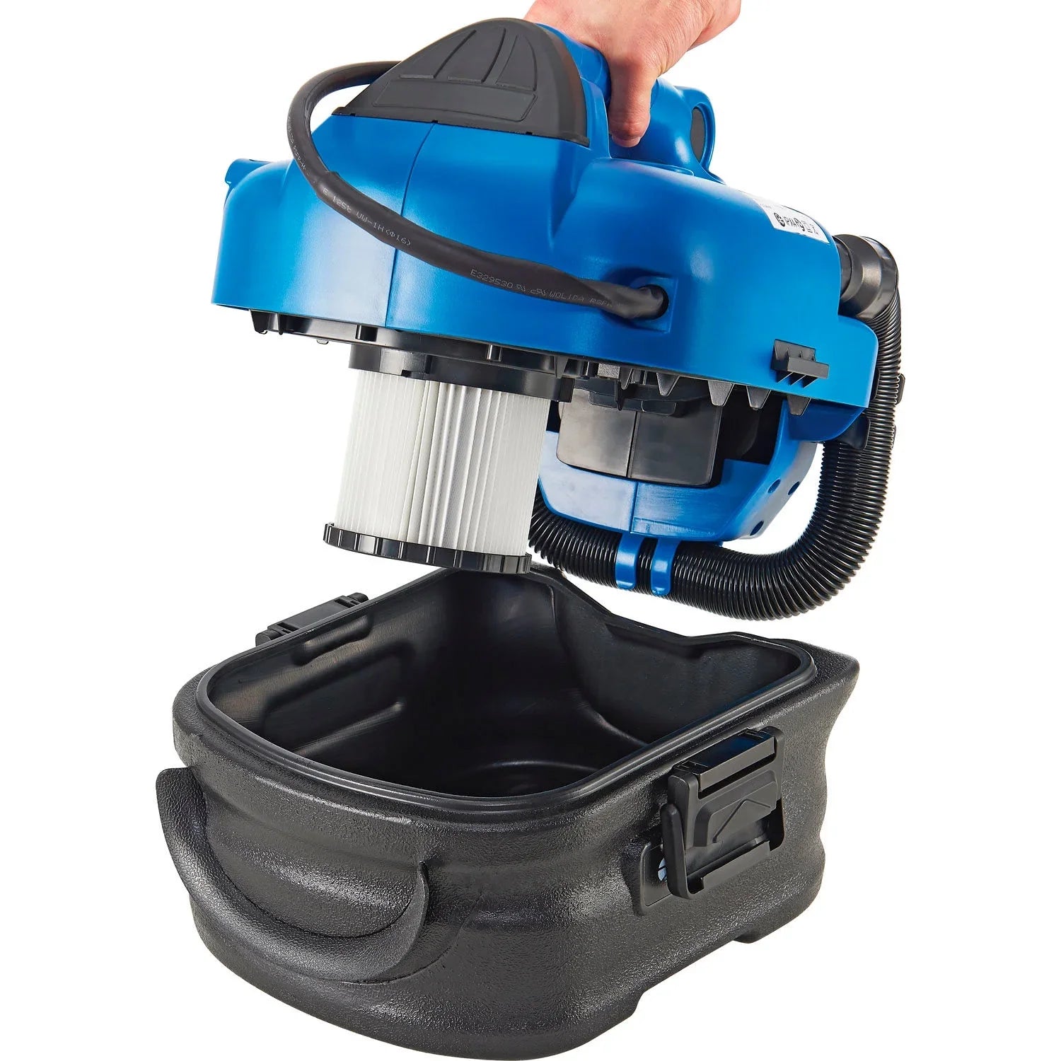 Gallon Wet/Dry Inflate HEPA Vacuum Capacity Powered Air Adapter, with Battery 2