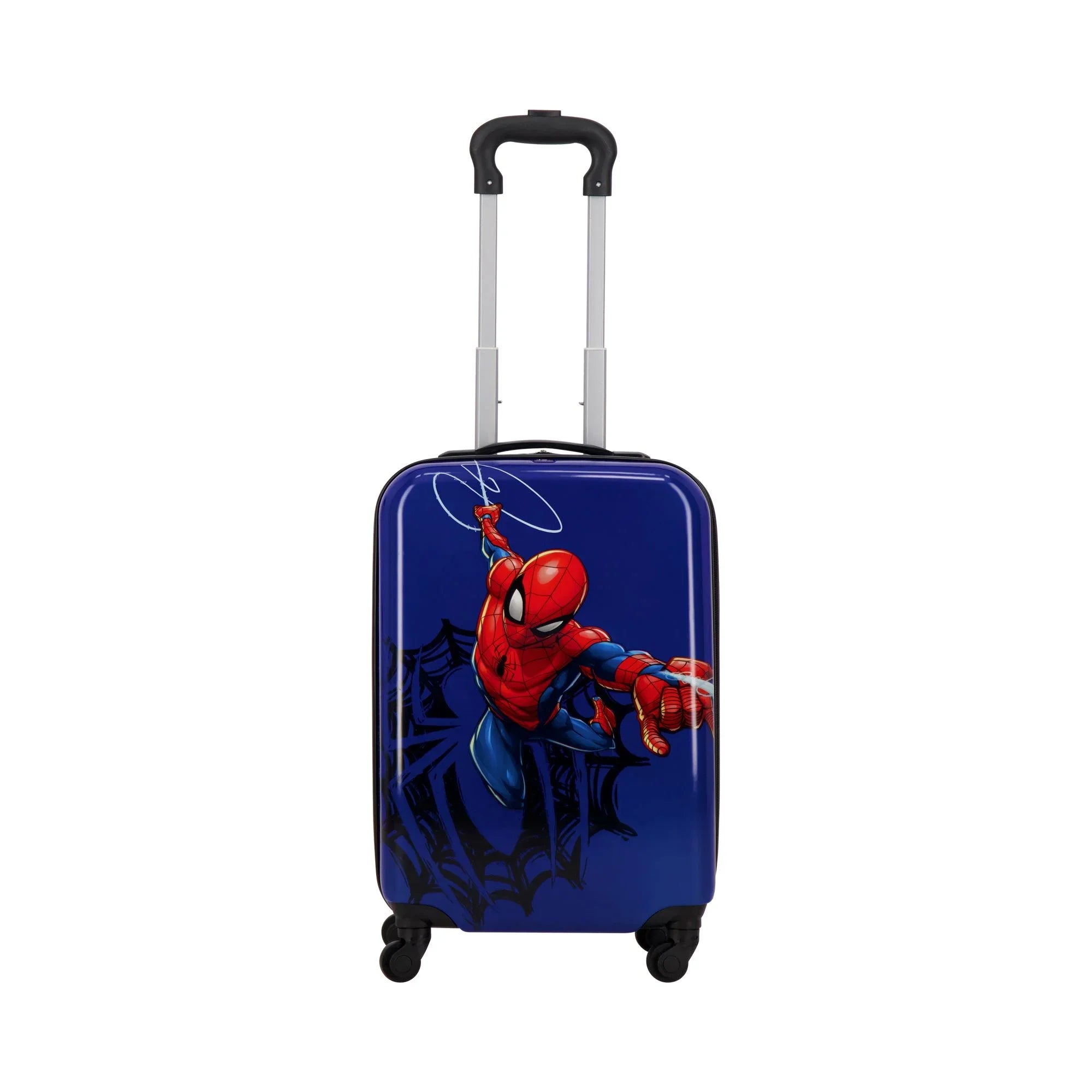 Spinner Rolling with 21 Marvel Blue Wheels, Spider-Man Inch On Kids Hardshell Luggage, Carry Suitcase