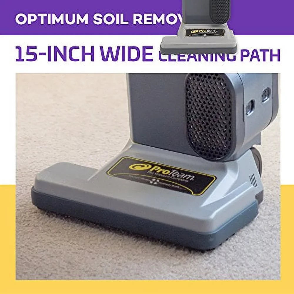 Inch, Gray Upright ProForce ProTeam 15 Vacuum,