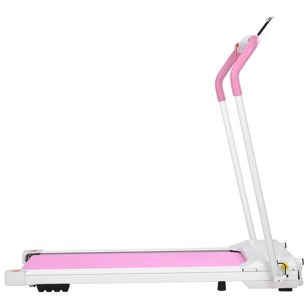 Motorized Exercise Walking, Electric Treadmill Treadmill Home Treadmill Fitness Machine White&Pi for Workout Running Gym Installation Compact Home Required, Portable No for Folding Treadmill