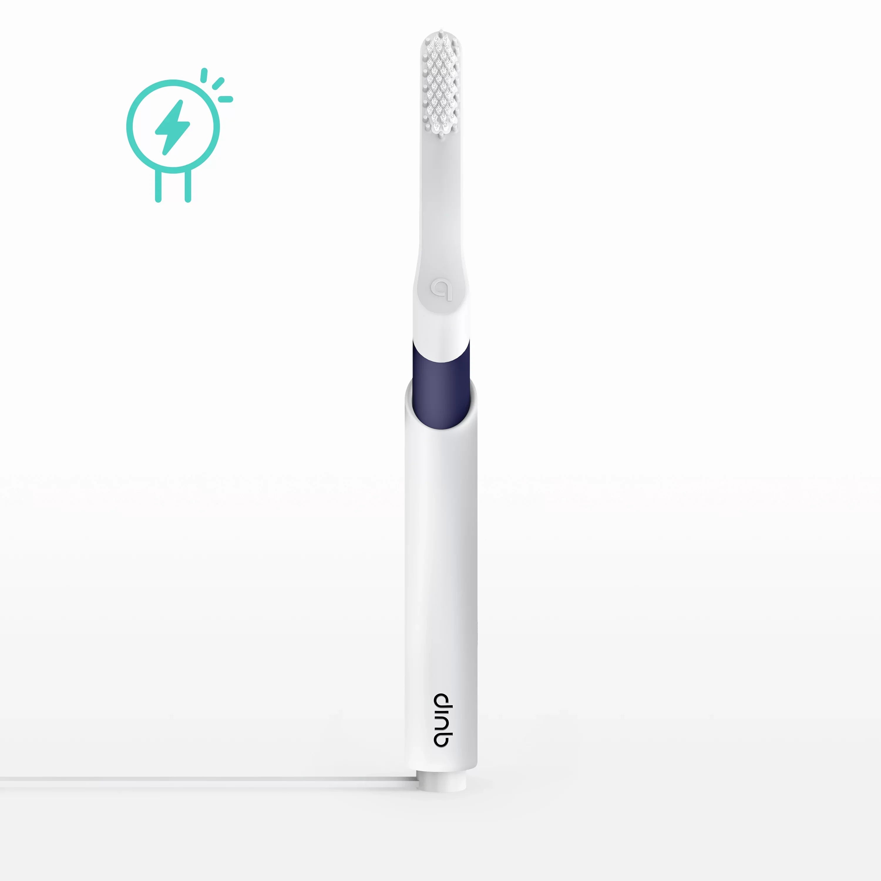 Electric Toothbrush Adult Full Head, Midnight Quip Rechargeable