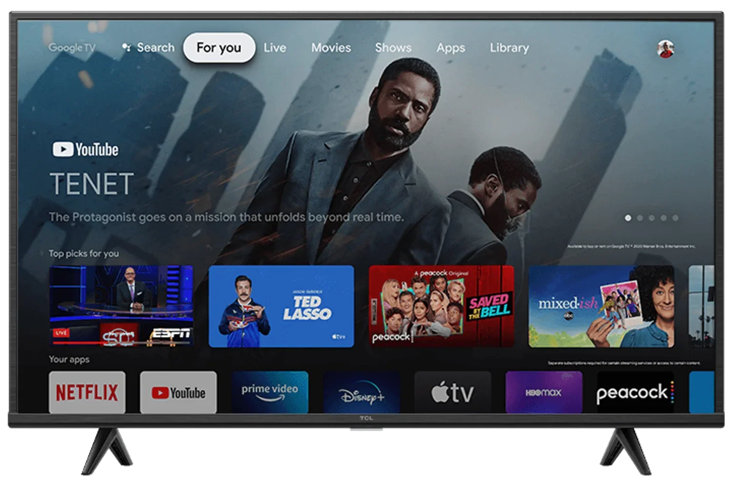 Smart Class Refurbished 50" (2160p) 4K TV (50S446) LED TCL