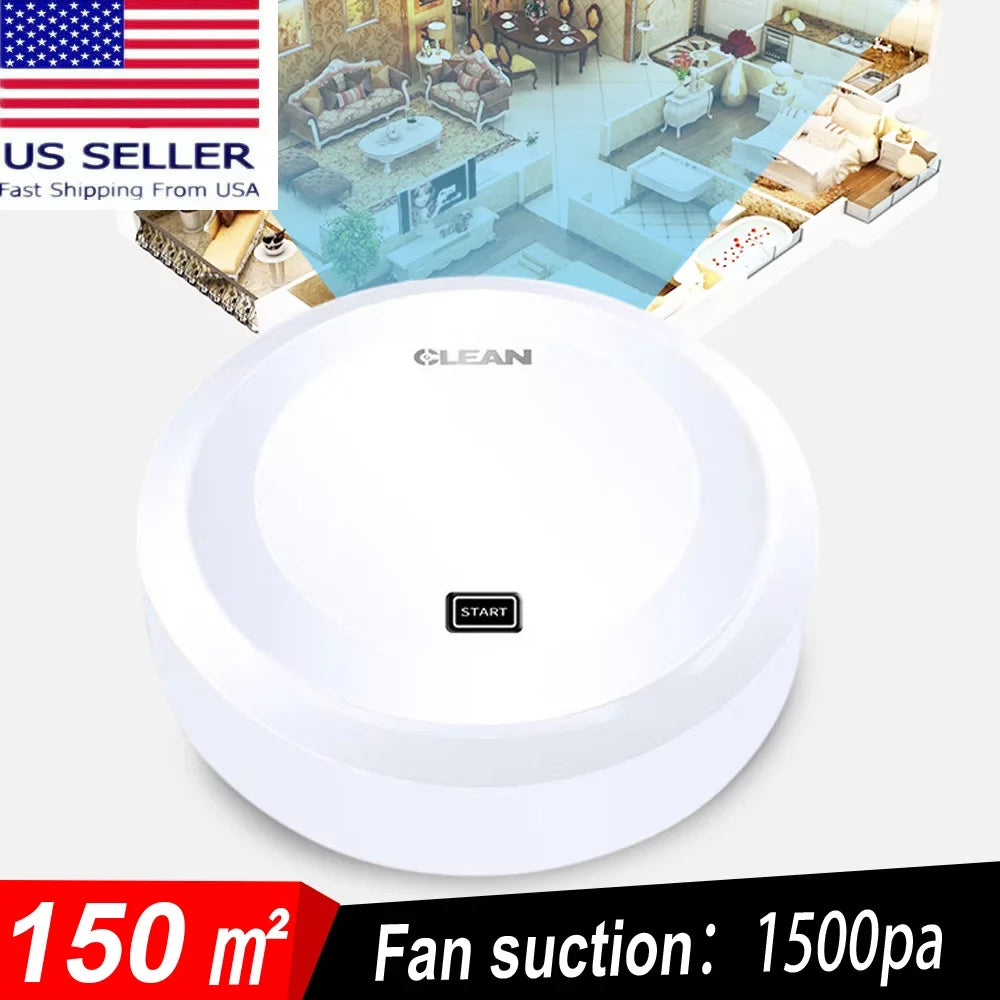 White Smart Robot by Vacuum Cleaner - Sweeping, USB JahyShow Rechargeable