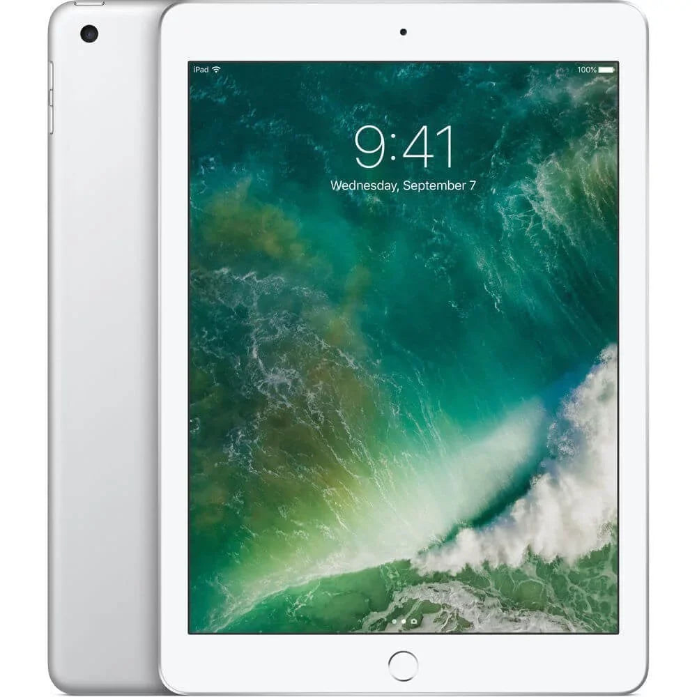 MP2G2LL/A Only, Generation) iPad - Apple 5th Silver, 32GB, Used (2017, Wi-Fi 9.7"