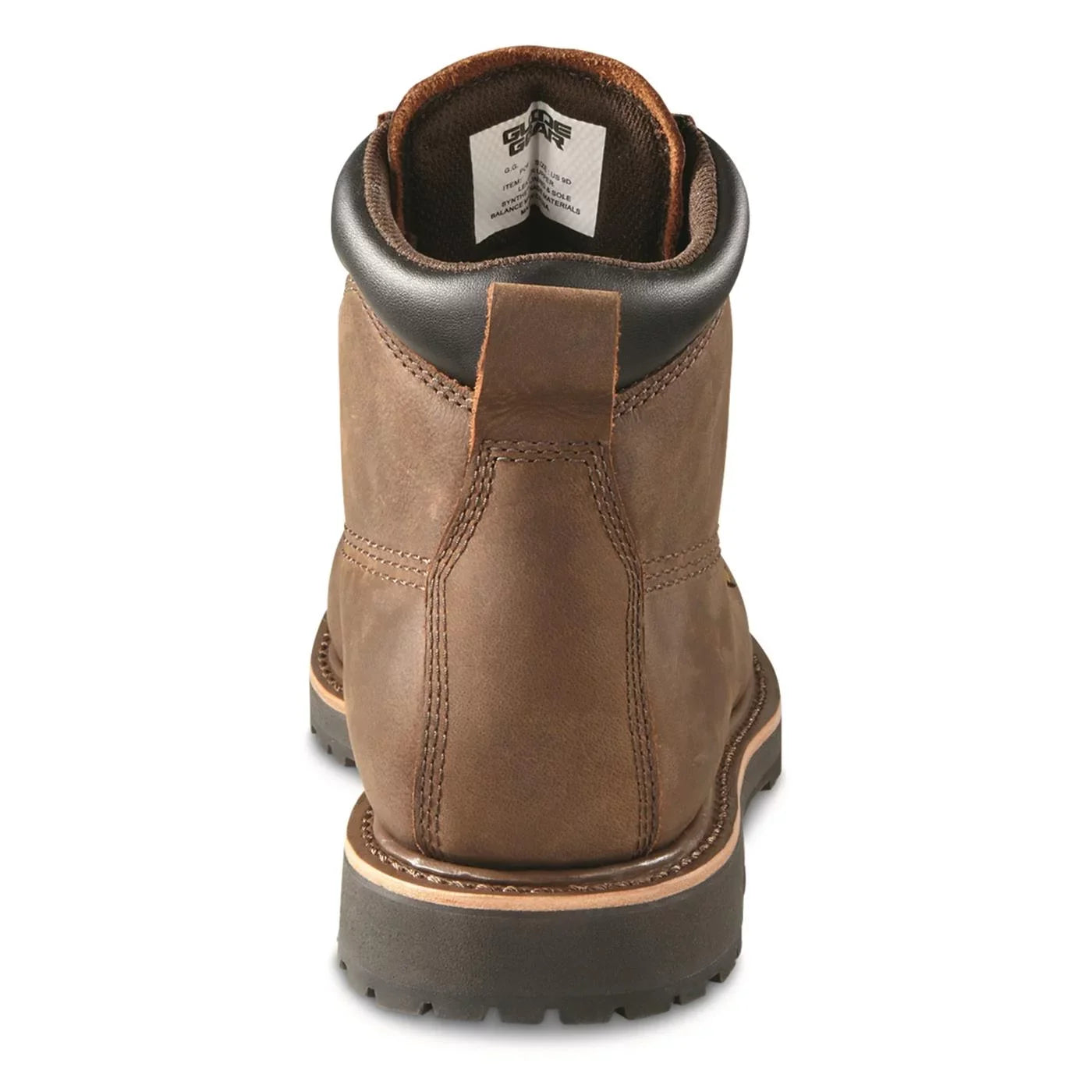 Guide Work Rugged Pull-On Boots Leather Moisture Timber Mens Gear Insoles, Waterproof Boot Shoes, Ankle Wicking Chukka