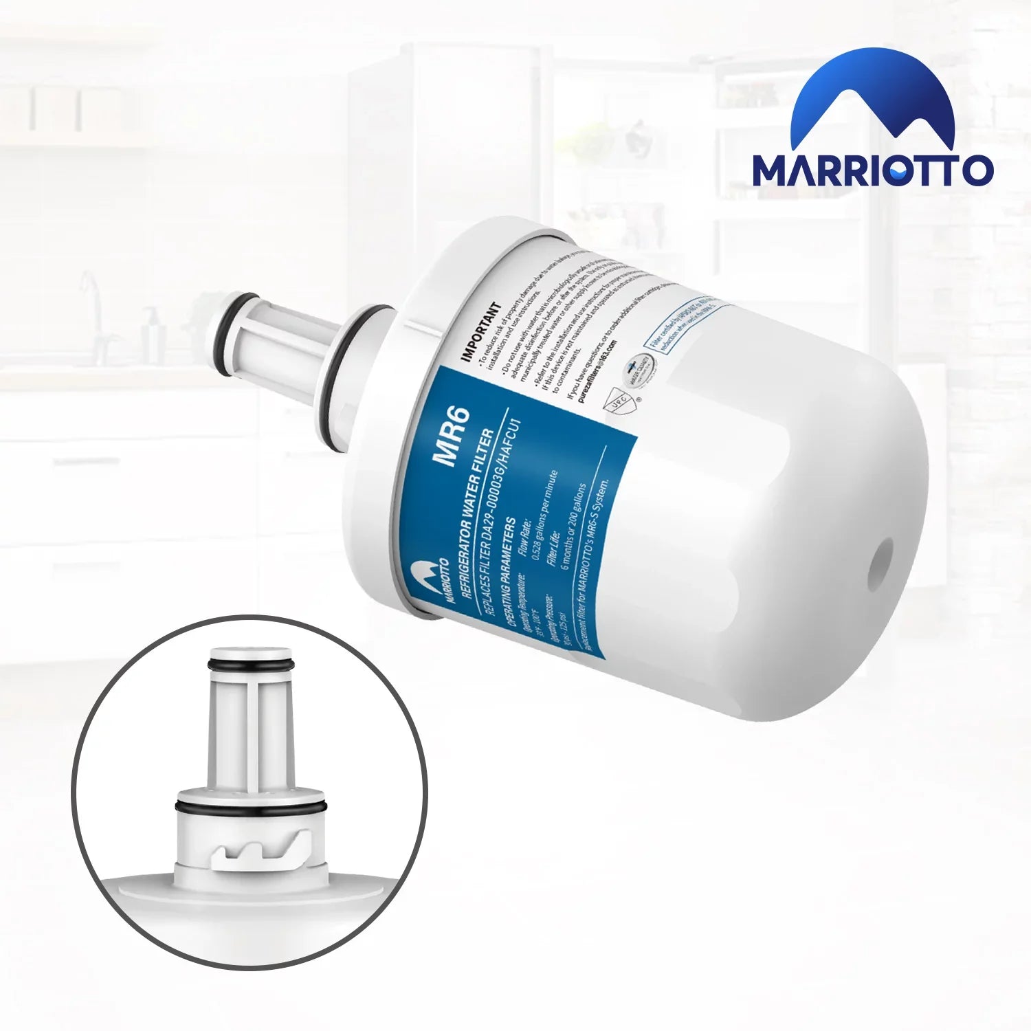 Replacement HAFCU1, MARRIOTTO 5 DA29-00003G, For RFG237AARS, Water Filter Pack