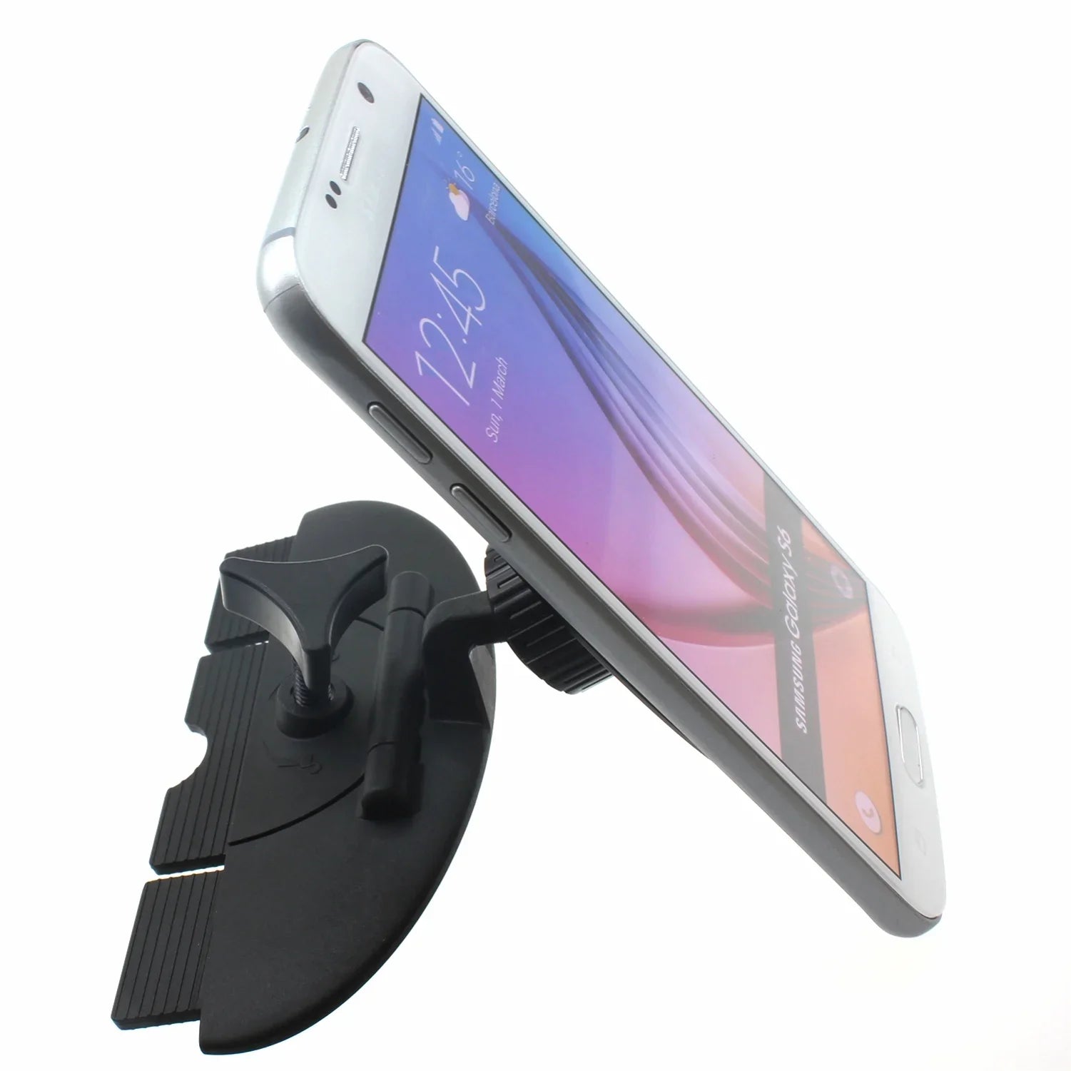 Grip Holder Car Swivel Mount - Magnetic Motorola Strong E Slot Dock for (2020) CD Magnets CD Phone Player Slot Moto Strong G8K