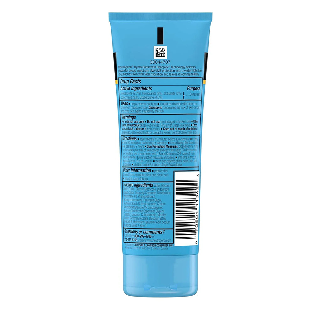 SPF 50 oz Water 5 3 Lotion Boost Gel Hydro Sunscreen Pack Neutrogena