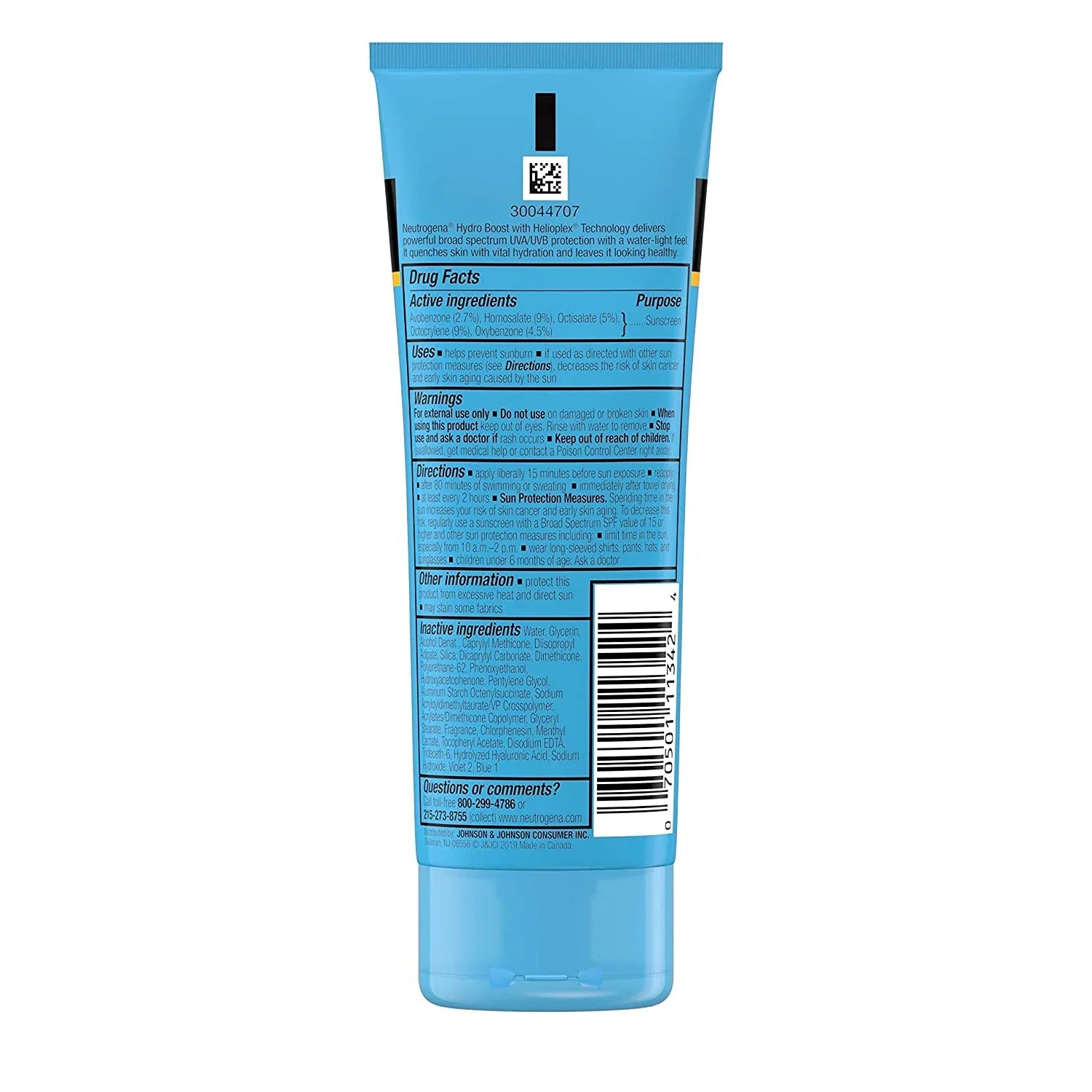 SPF 50 oz Water 5 3 Lotion Boost Gel Hydro Sunscreen Pack Neutrogena