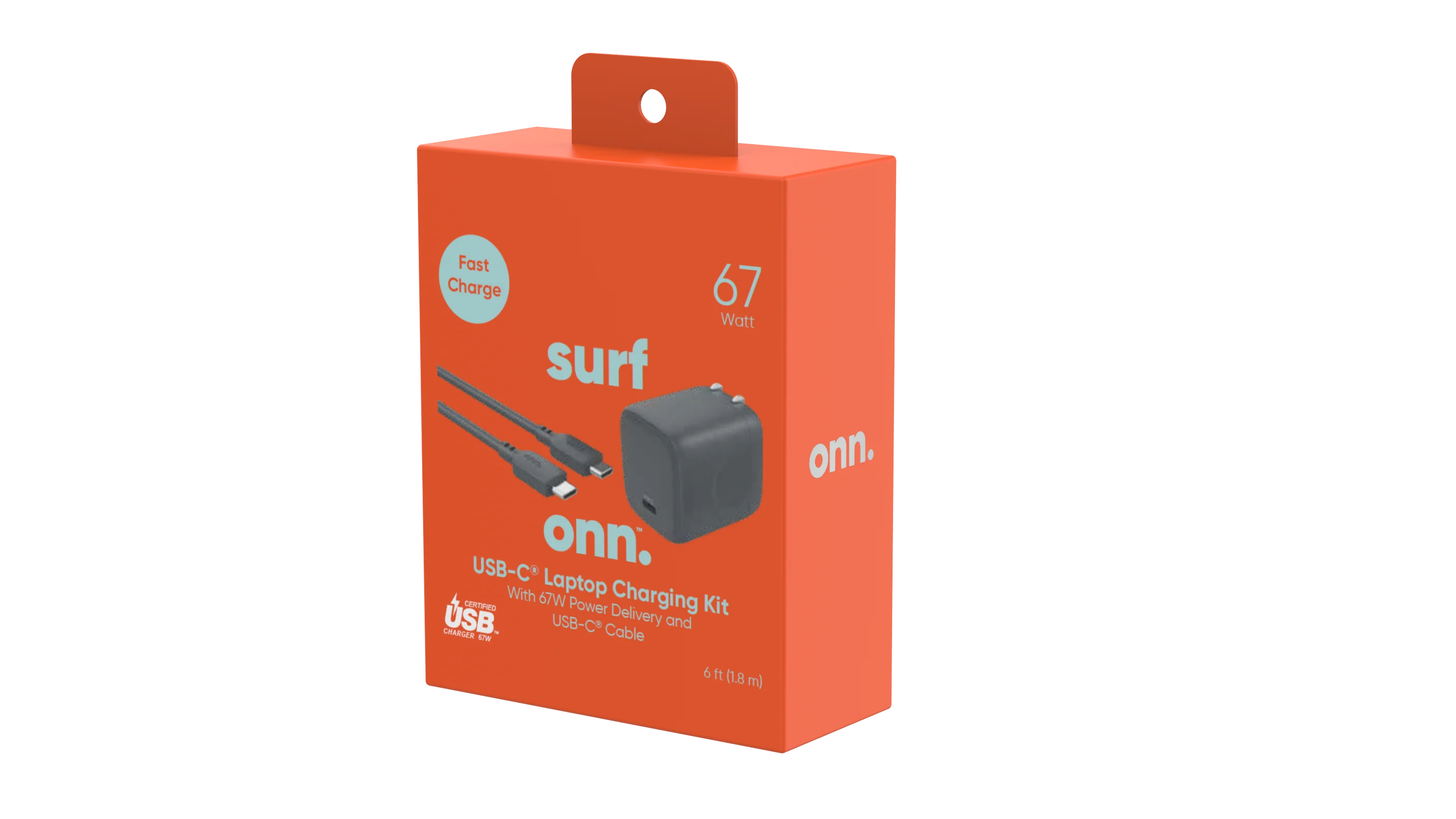 Apple,Dell,HP,Asus,Acer,Lenovo,Grey with Port, 1 GAN Charger Laptop USB-C for Compatible 67W onn.